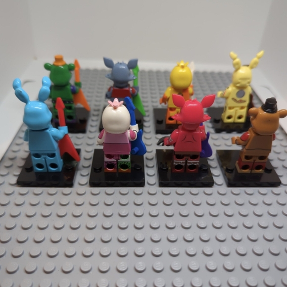 8 Minifigures - Custom FNAF Five Nights At Freddy's Minifigures Figure Toy - Picture 5 of 8